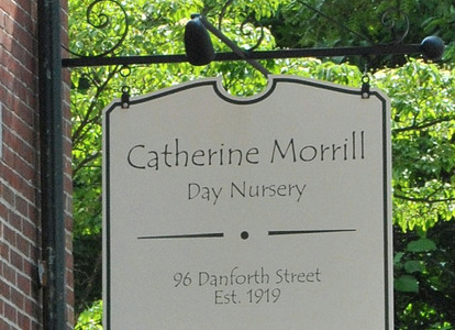 Morrill Day Nursery Sign